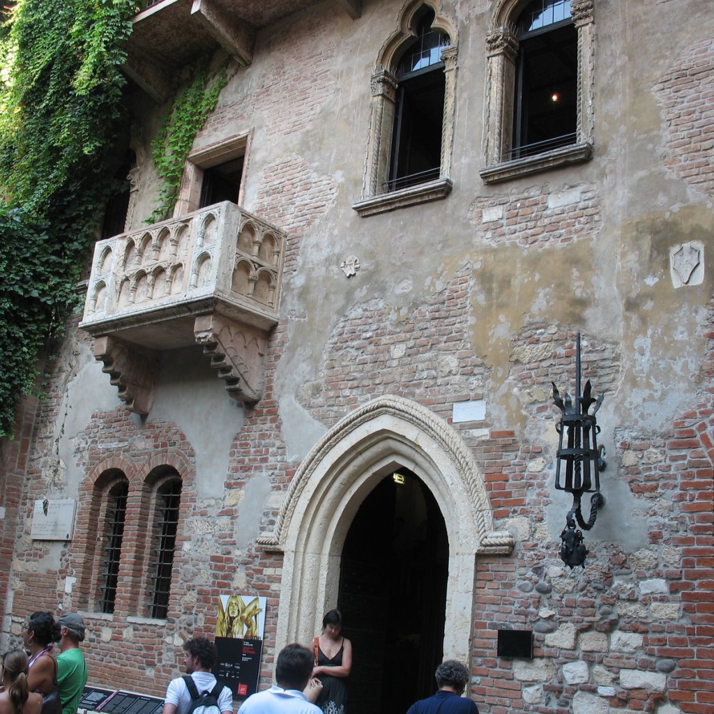 Дом в котором жила Джульетта в Вероне, Италия