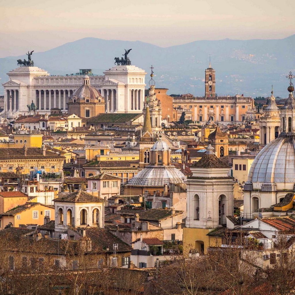 Вид на старый город Рим