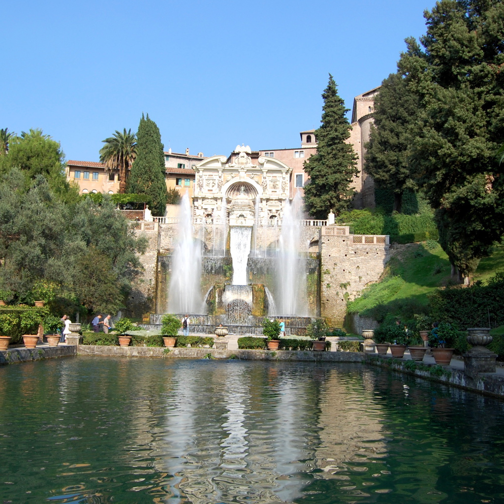 Вилла д Эсте в Тиволи, Италия