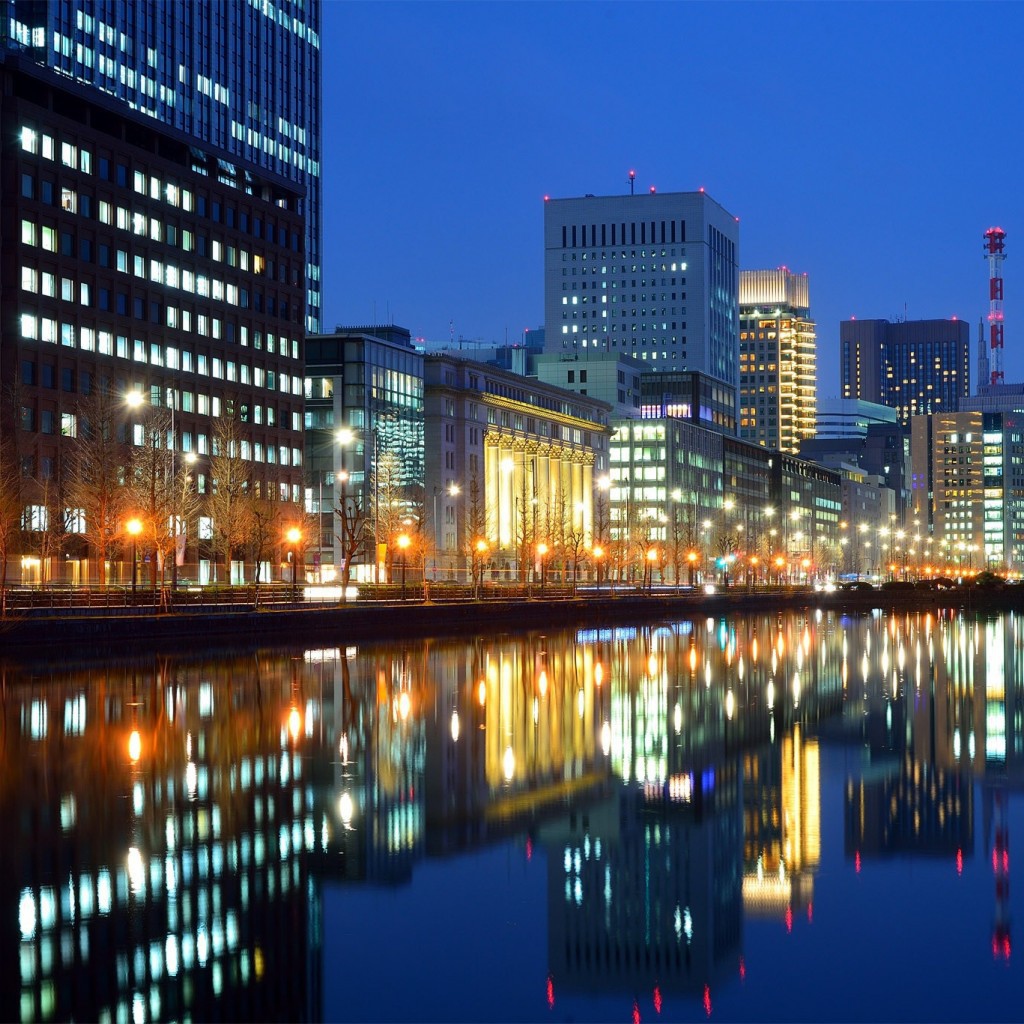 Набережная в Токио