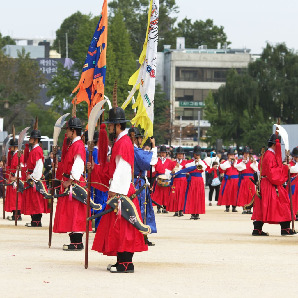 	  Parade in Korea