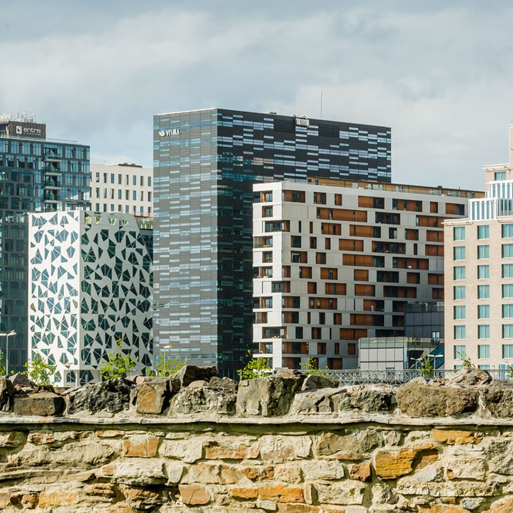 Красивые здания в Осло