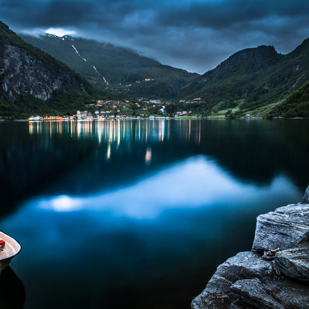 Посёлок Гейрангер в Норвегии