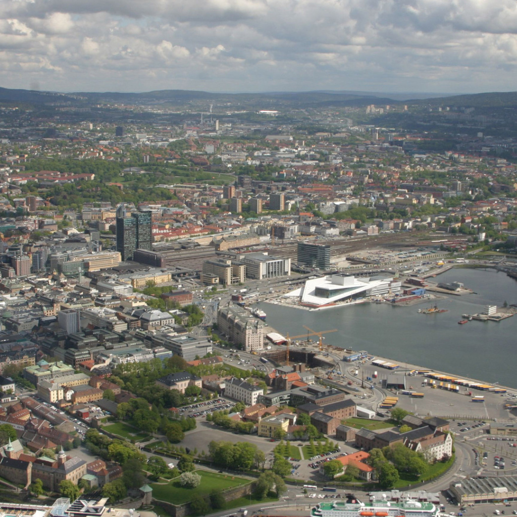 Вид на город Осло