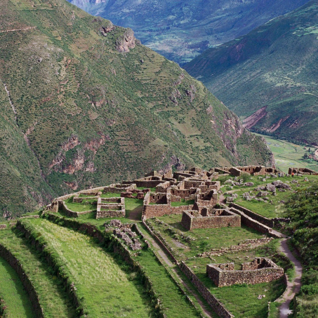 Ancient mountains in peru