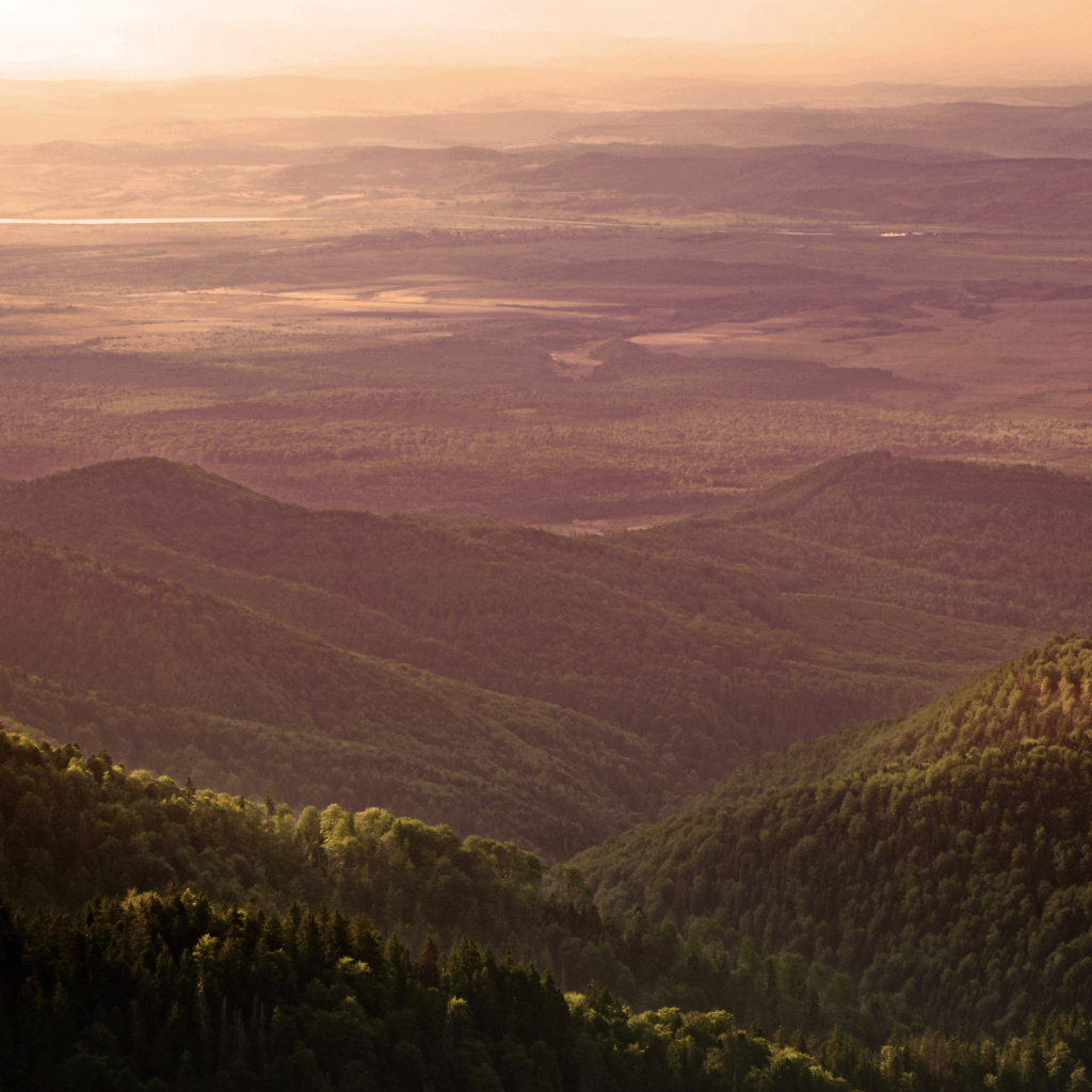 Горная местность в Румынии