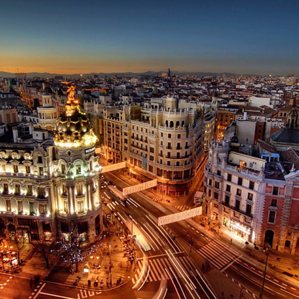 Ночной Мадрид