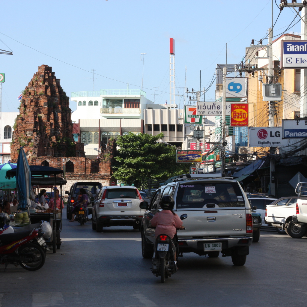Город на курорте Лопбури, Таиланд