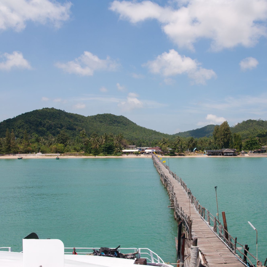 Пристань на острове Тао, Таиланд