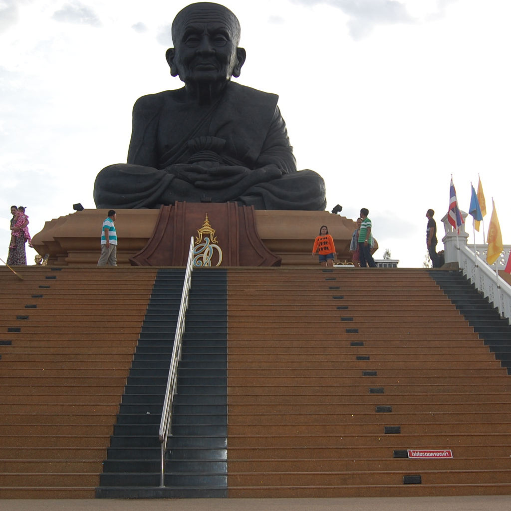 Monk statue in the resort of Hua Hin, Thailand