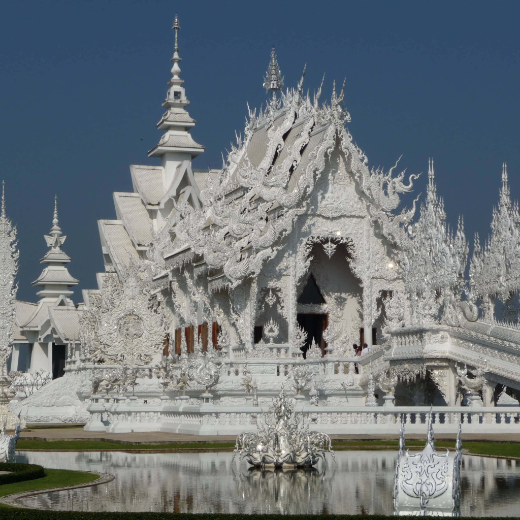 Белый храм на курорте Чианг Май, Таиланд