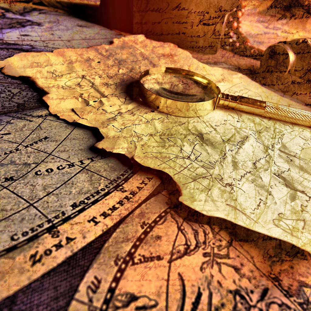 Древняя карта Мира