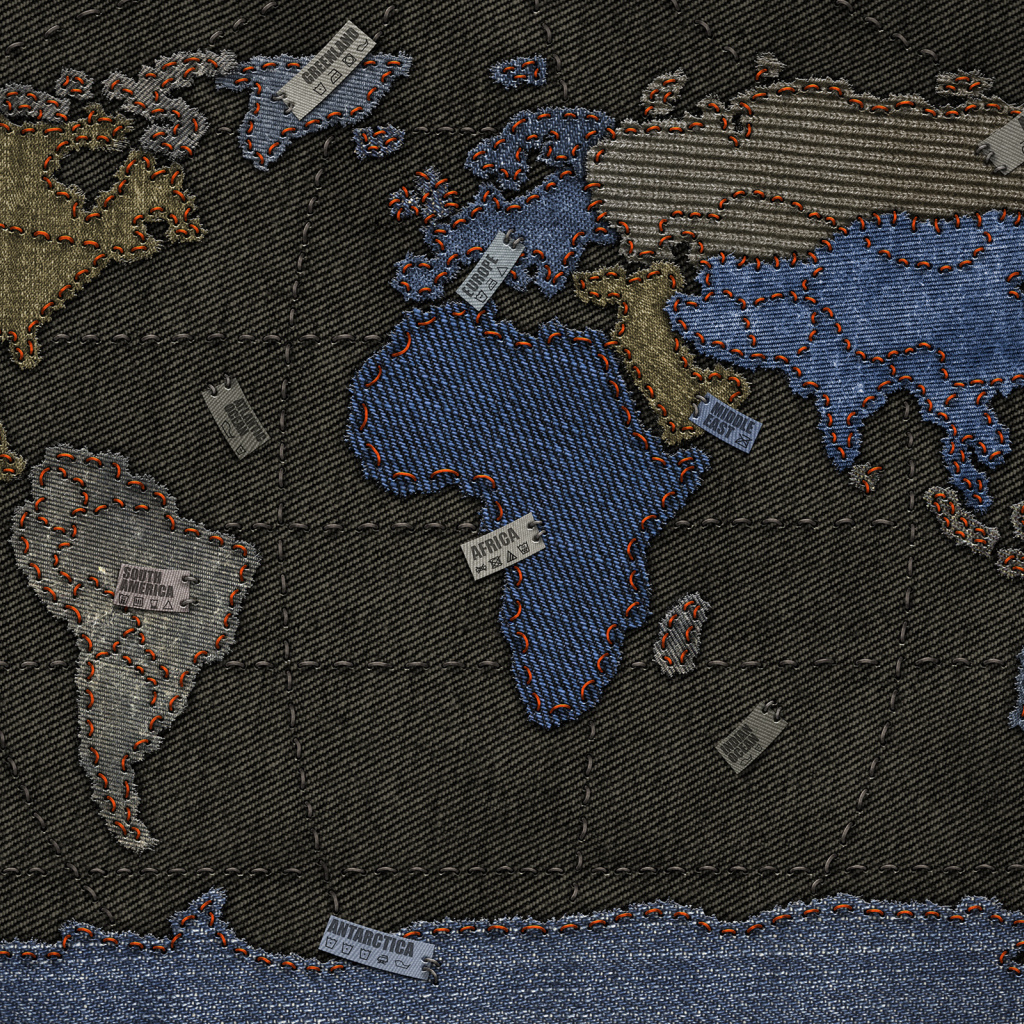 Jeans World Map