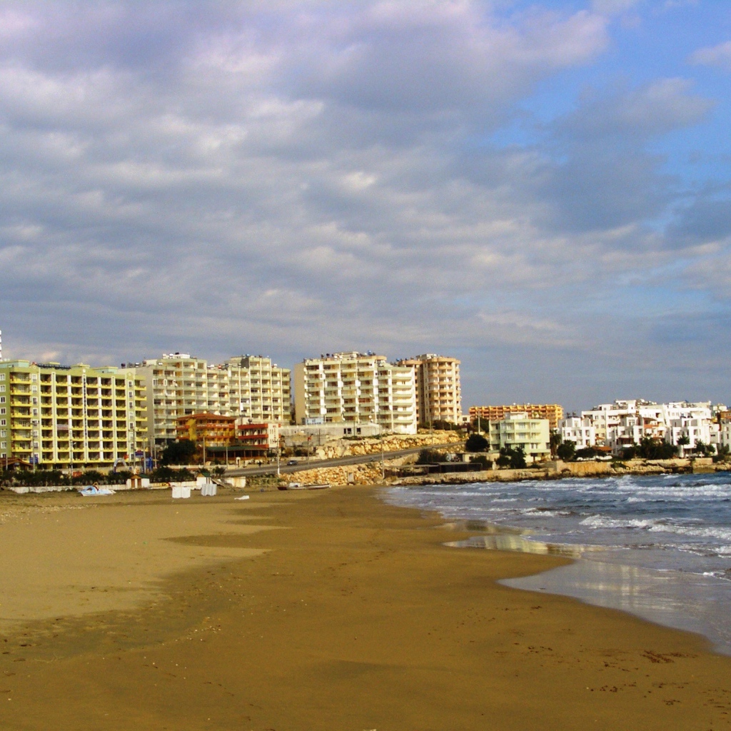 Пляж в Мерсине, Турция