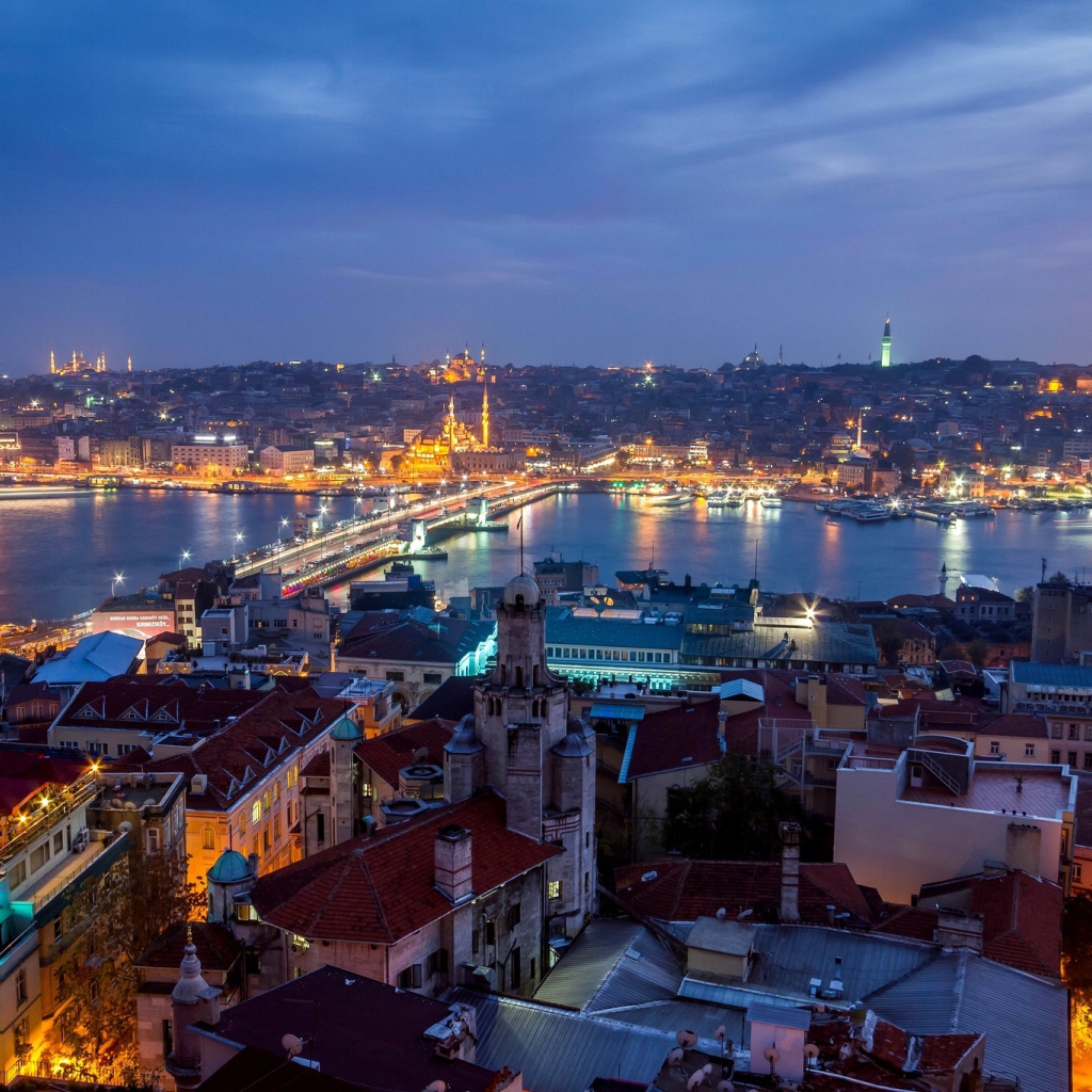 Вечерние огни Стамбула