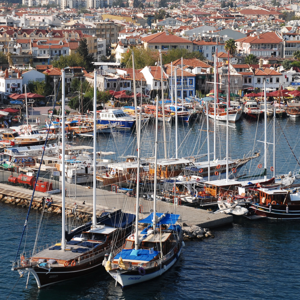 Гавань в Мармарис, Турция
