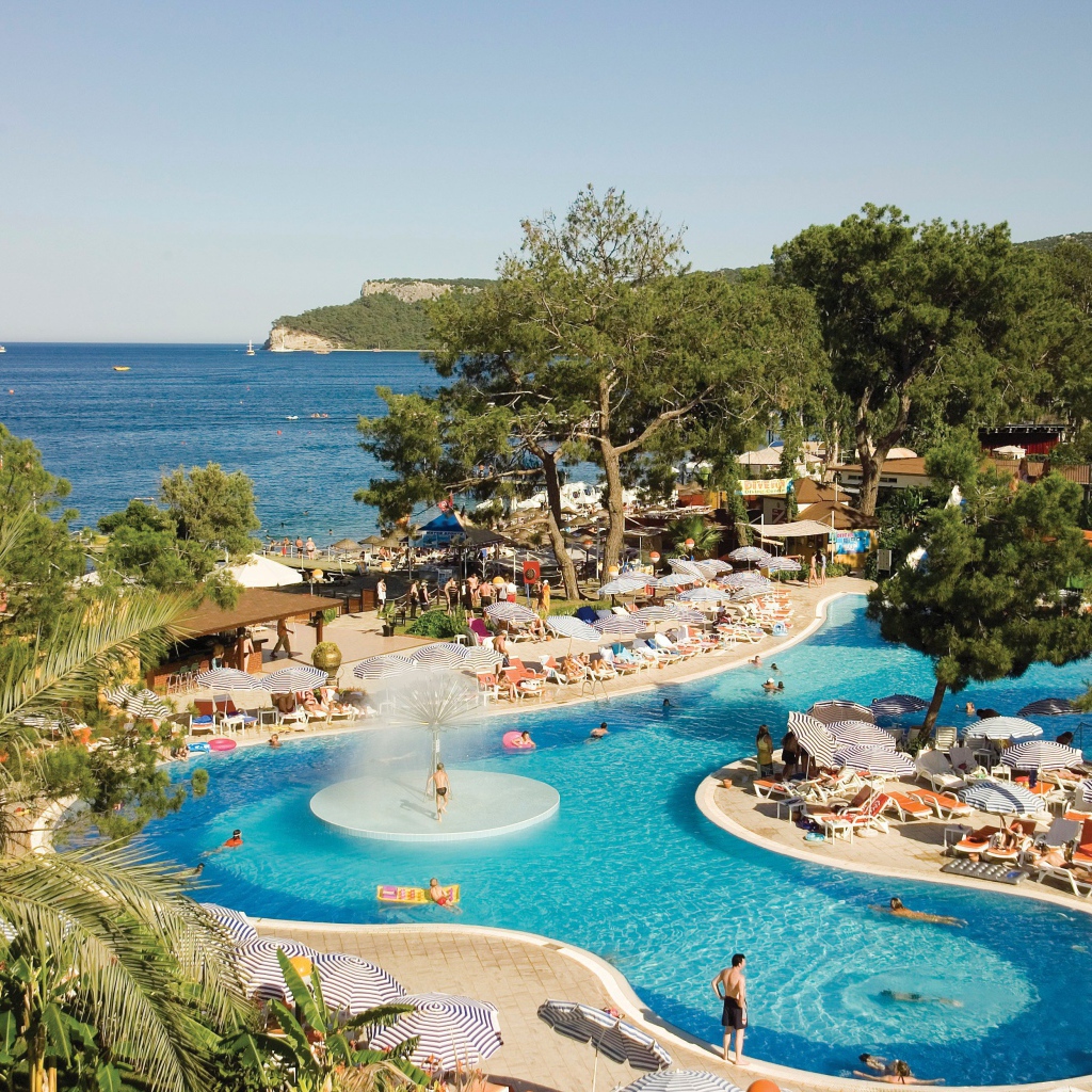 Курорт Кемер зимой, Турция