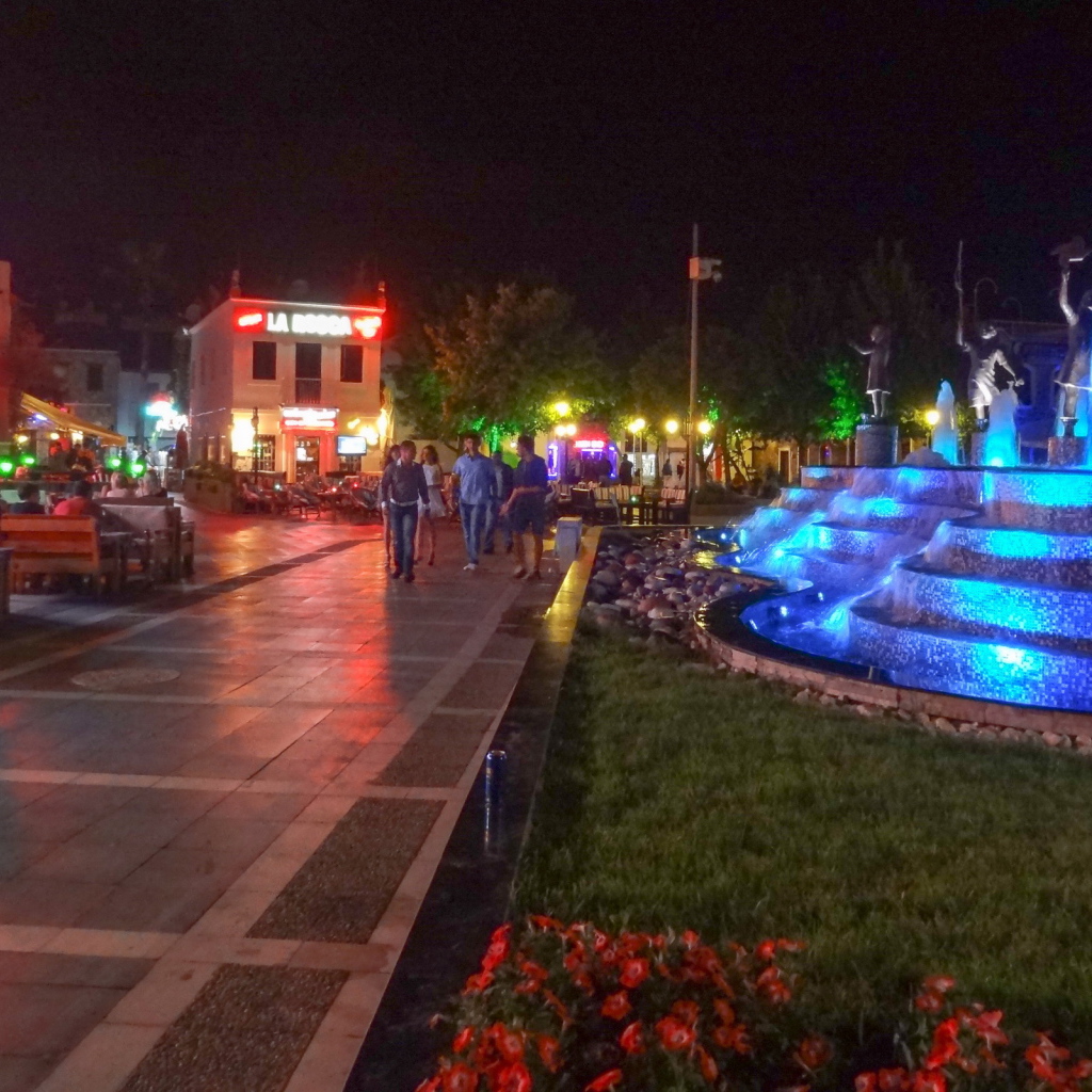 Ночная прогулка по Мармарис, Турция