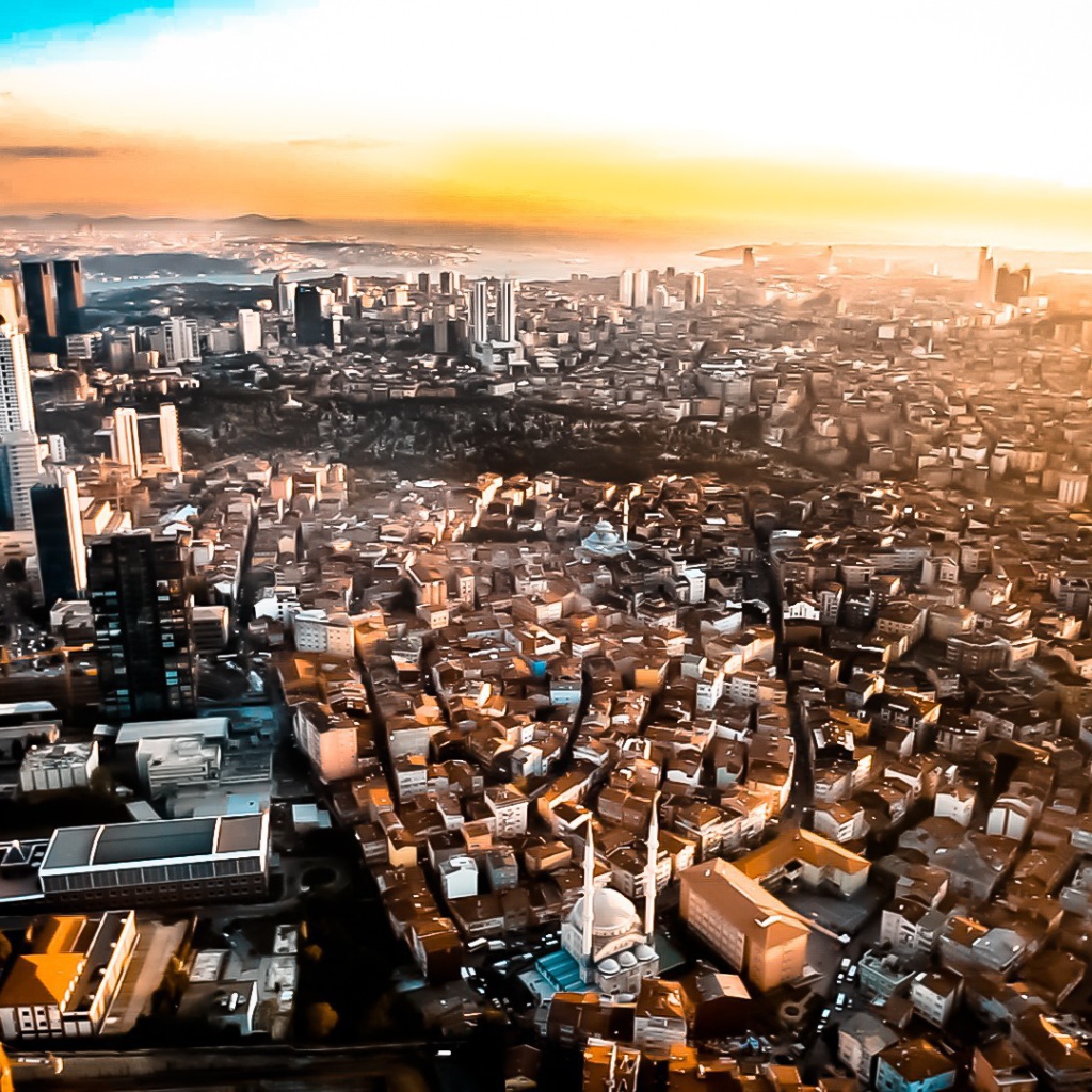 Панорама города Стамбула