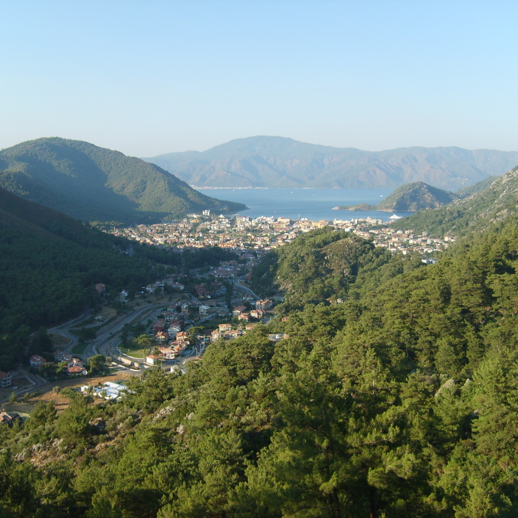 Panoramic view of Marmaris, Turkey