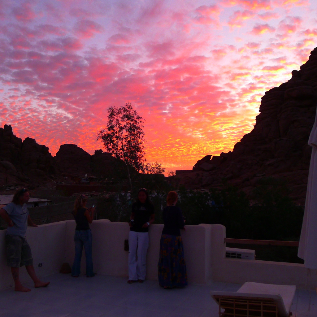 Закат солнца в Мерсине, Турция