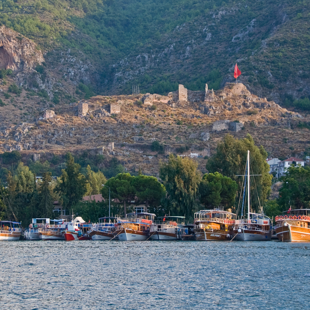 Гавань города Фетхие, Турция