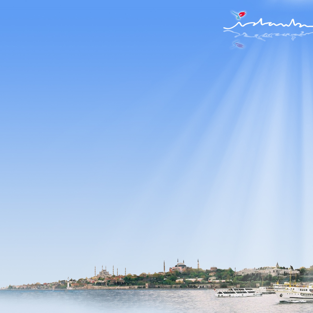 Лучи солнца над Стамбулом