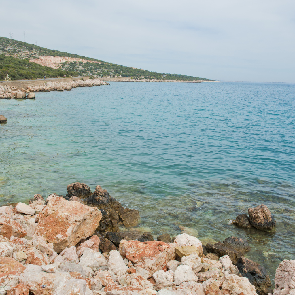 Дикий пляж в окрестностях Мерсина, Турция