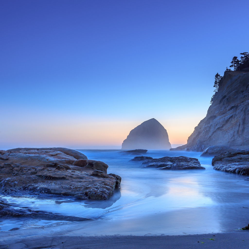 Побережье в Пасифик Сити, Орегон, Соединенные Штаты Америки