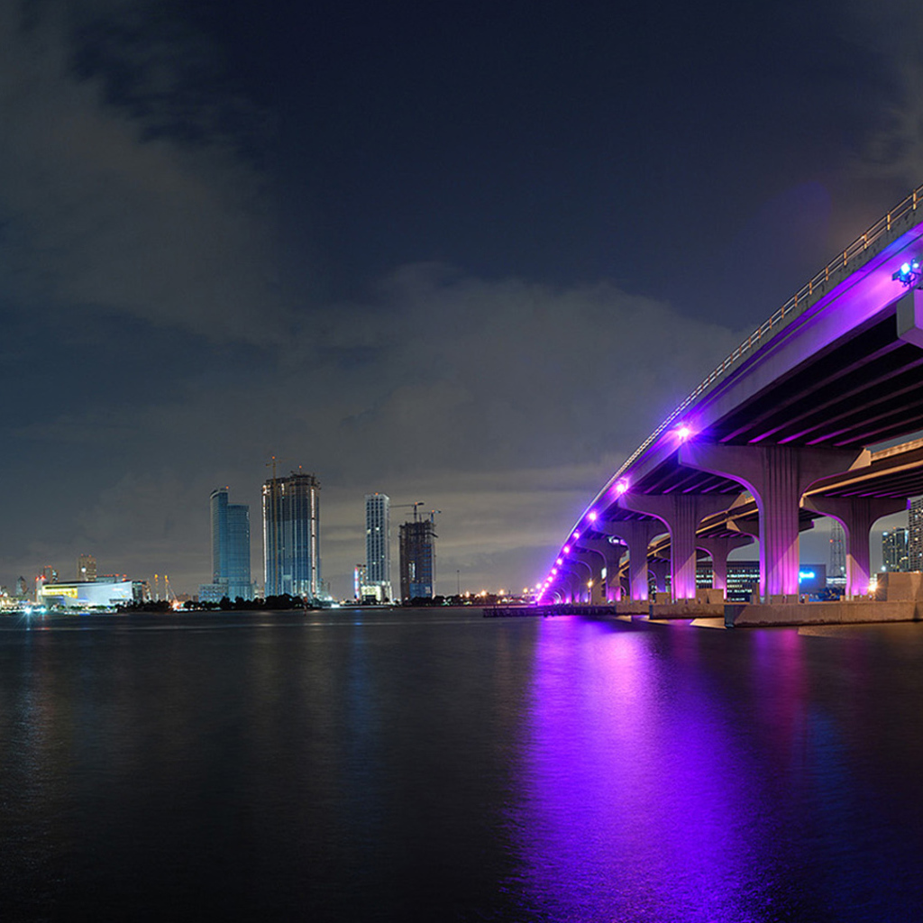 Сиреневый мост в Майами