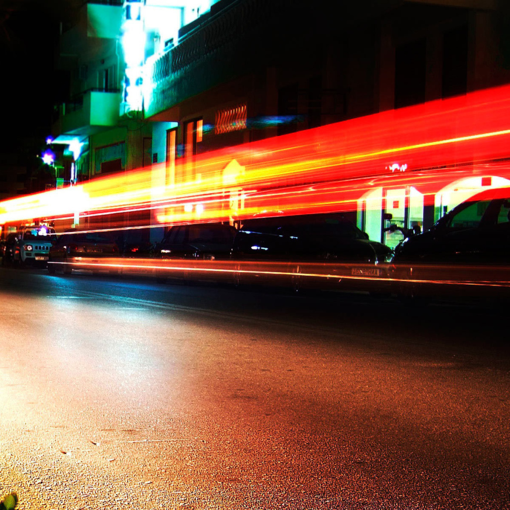 Ночное движение в Майами
