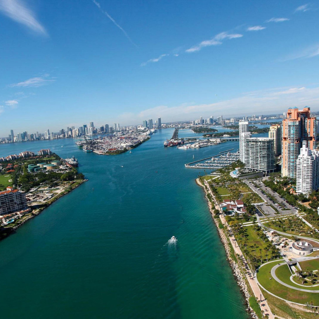 Панорама города Майами