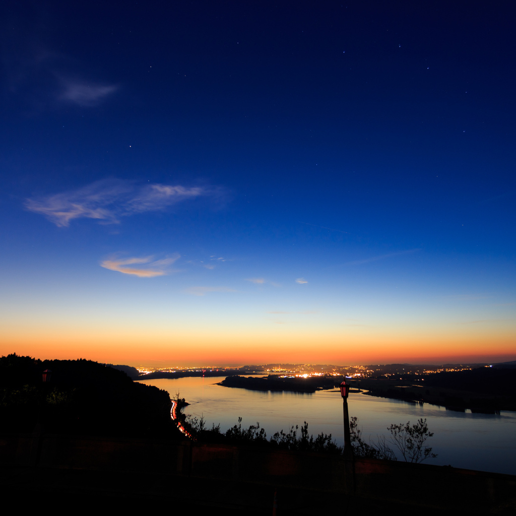 Закат в Портленде, Орегон, США