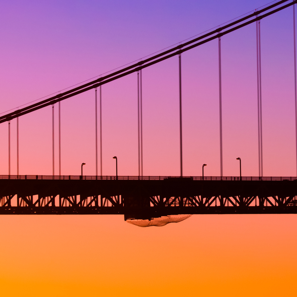 Закат в Сан-Франциско, США