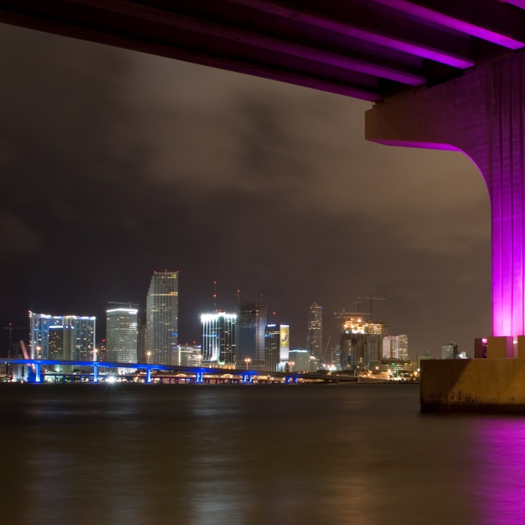 Опора моста в Майами