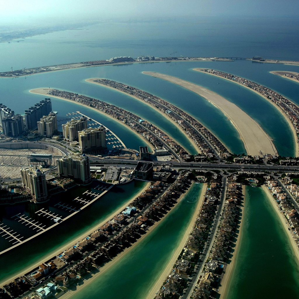 Остров пальма в Дубаи