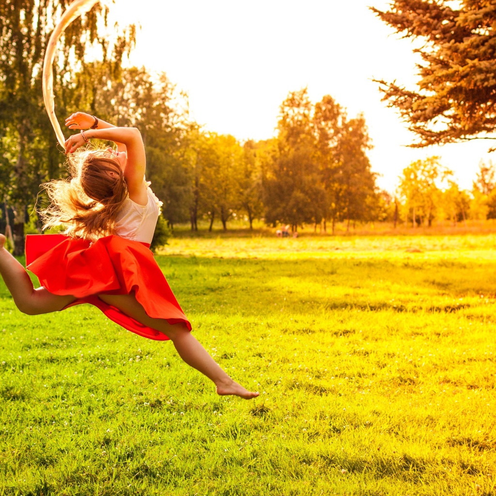 Балерина на лугу