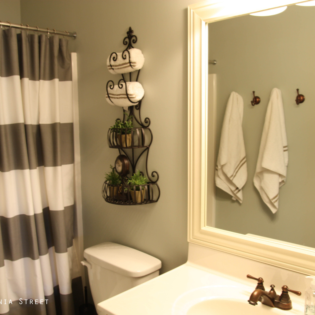 Ванная за занавеской