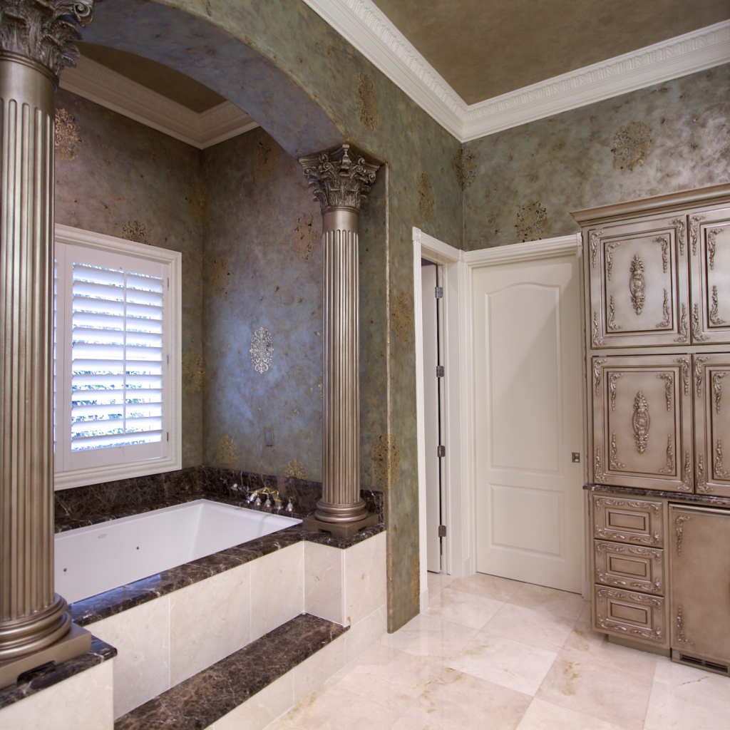 Ванная в королевском стиле