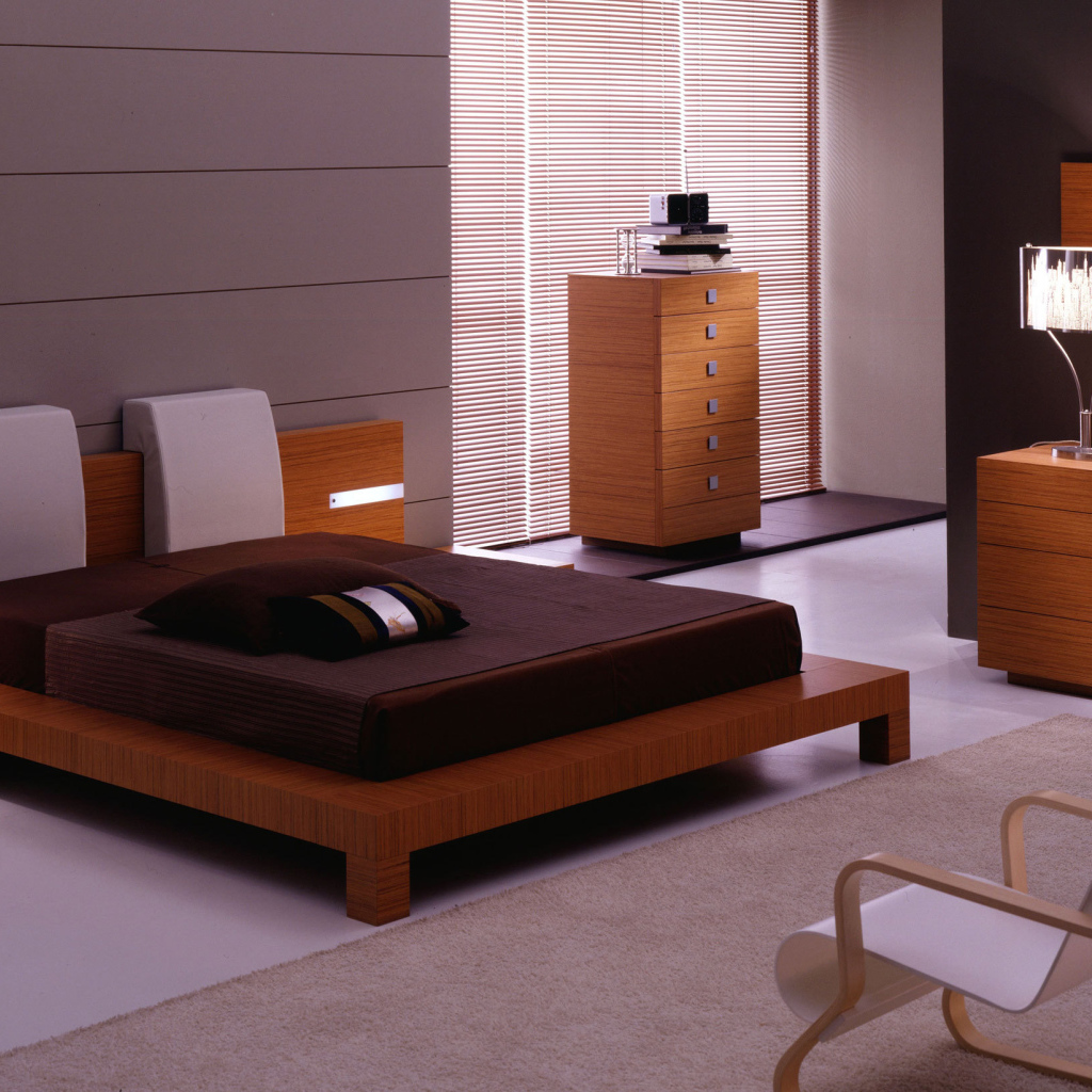 Спальня в сиреневых тонах