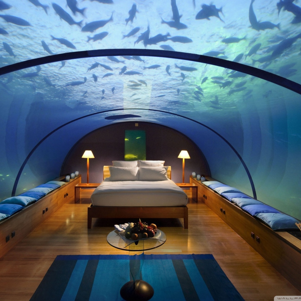 Спальня под водой