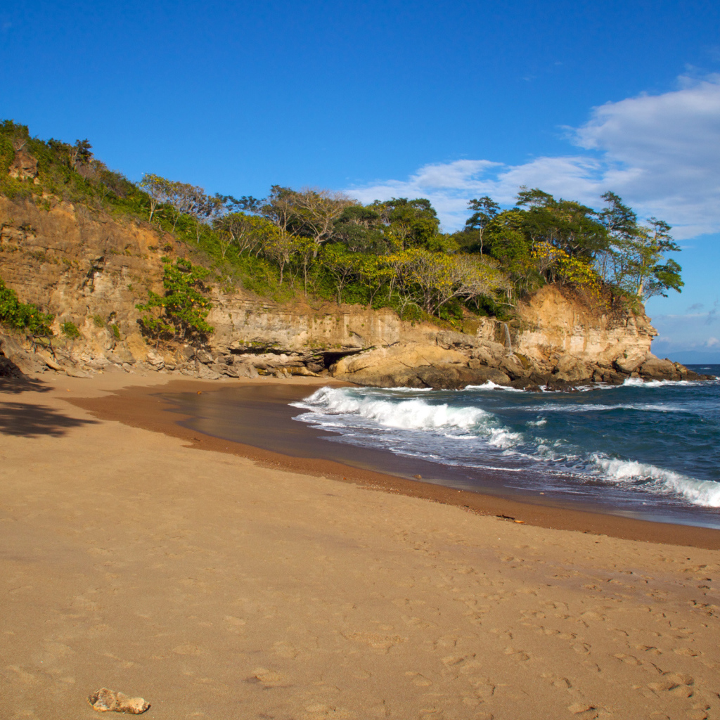 Beutiful coast at Costa rica