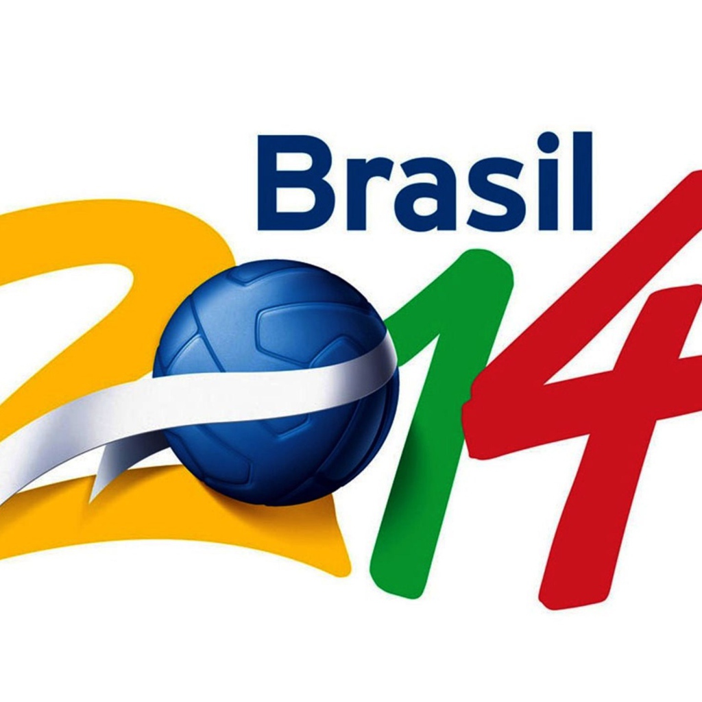 Надпись Чемпионата Мира по футболу в Бразилии 2014