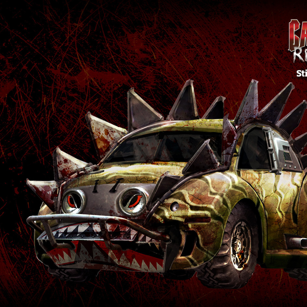 Автомобиль на постере игры Carmageddon Reincarnation