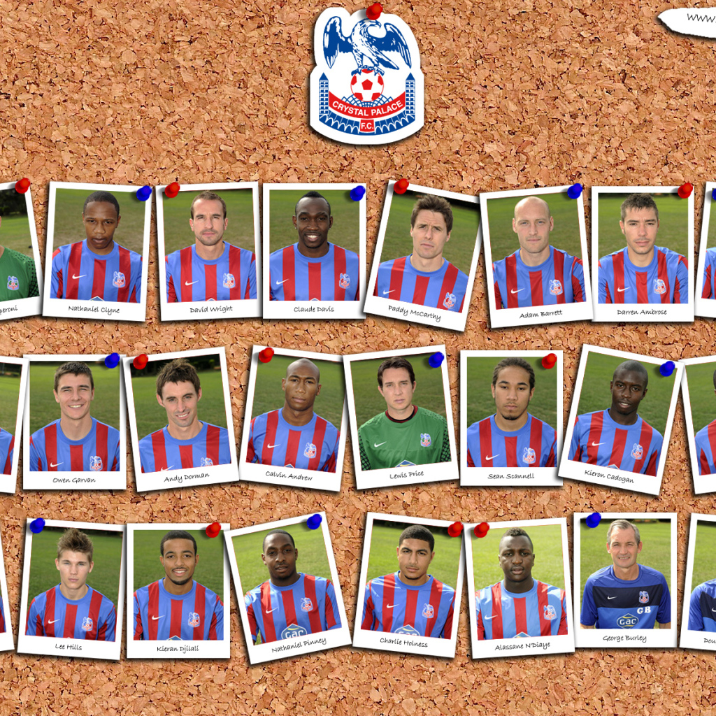Известный Футбольный клуб Англии Кристал Пэлас