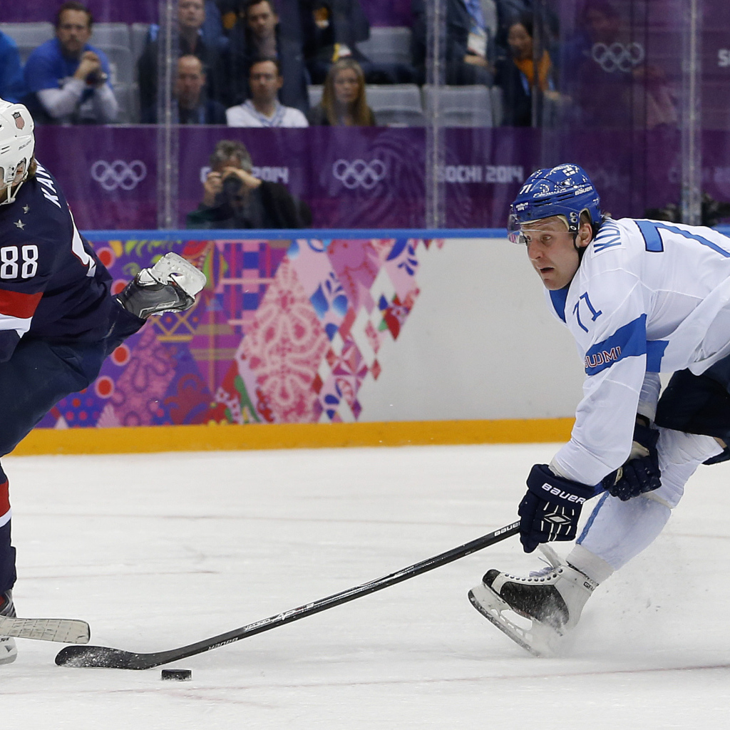 Финские хоккеисты обладатели бронзовой медали на олимпиаде в Сочи