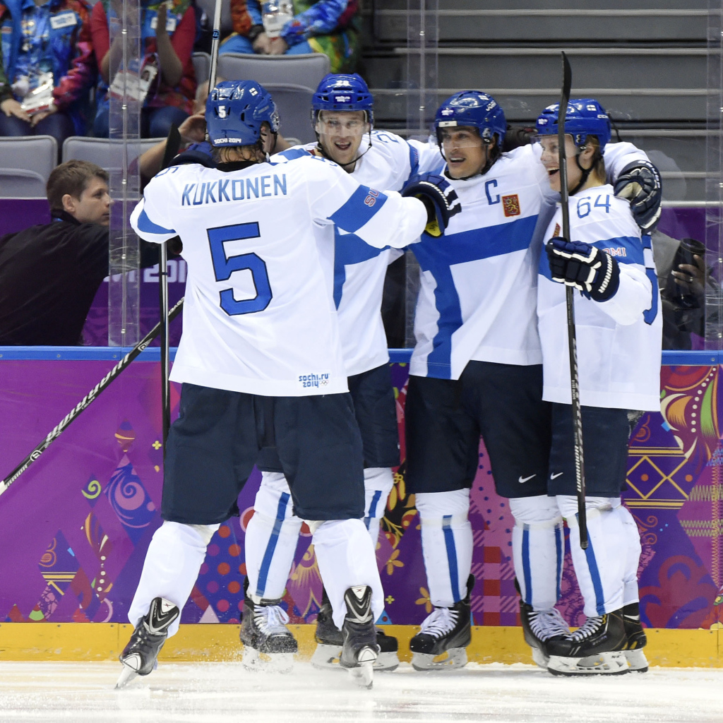 Финские хоккеисты обладатели бронзовой медали