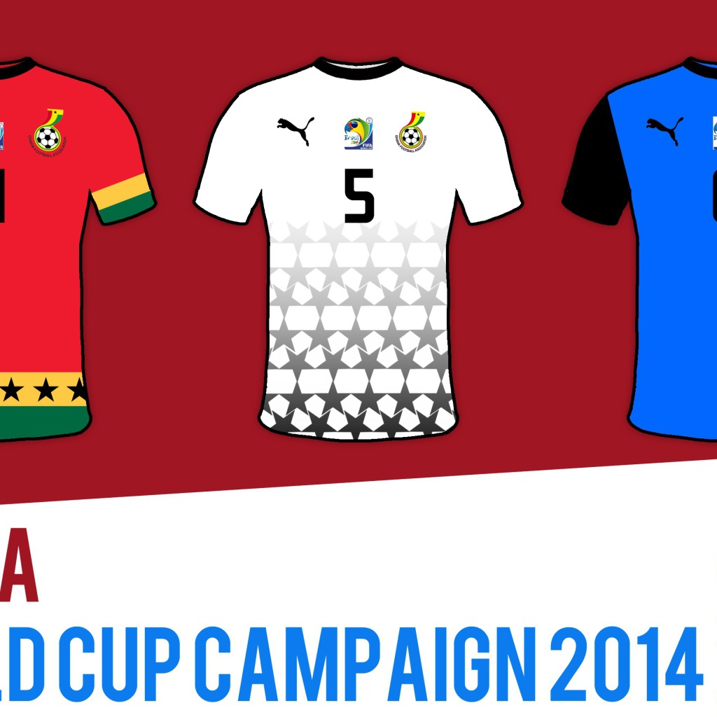 Форма сборной Ганы на Чемпионате мира по футболу в Бразилии 2014