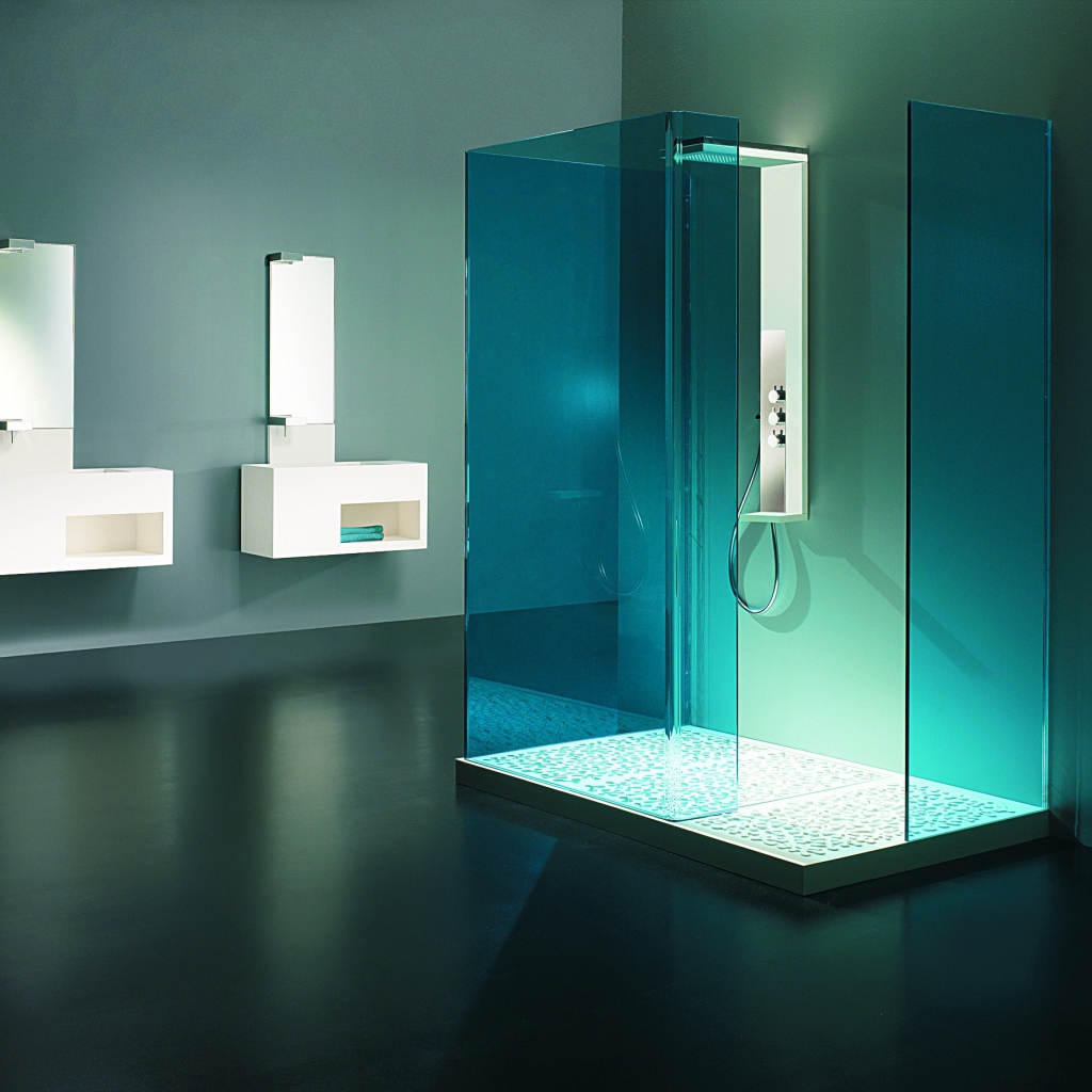 Хай тек ванная