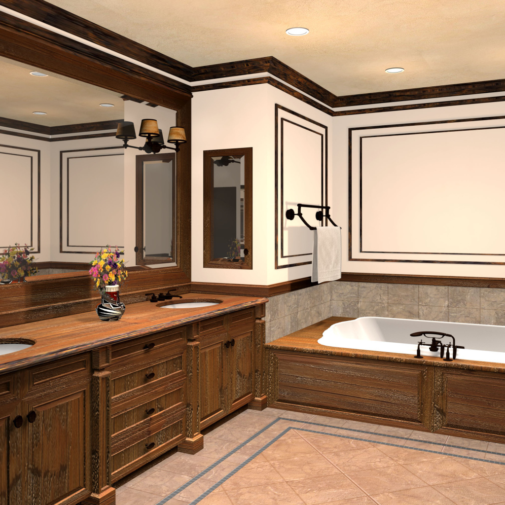 Интерьер для ванной комнаты